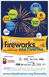 Fireworks & Fireflies sponsored by Hanna Plumbing & Heating