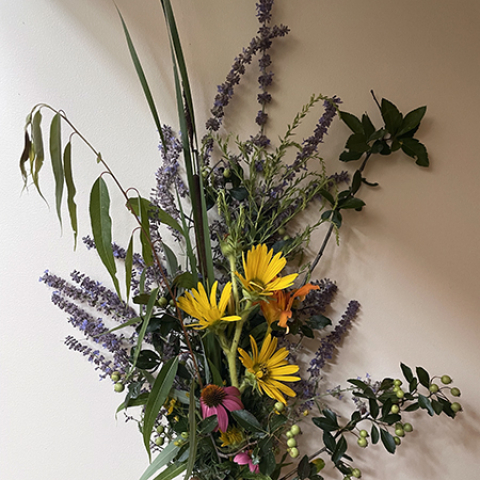 <p>Each month the Prairiewoods outdoors team will handcraft an arrangement of natural items from the land that represents the beauty of the season, similar to a flower CSA.</p>