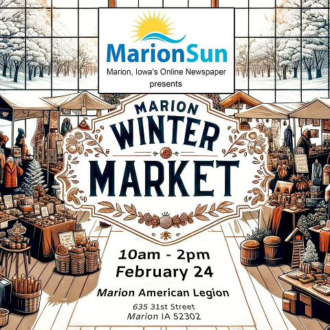 <p>Get ready for a cozy, unique shopping experience at our second Marion Winter Market, taking place Feb 24, 2024. (The first is Feb 10th).</p>