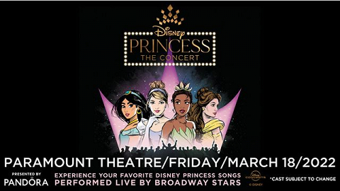 <p>“Be our guest” as an all-star quartet of Broadway and animated film icons, their magical Music Director and enchanting Prince celebrate all the Disney Princesses in an unforgettable evening of songs, animation, and stories.</p>