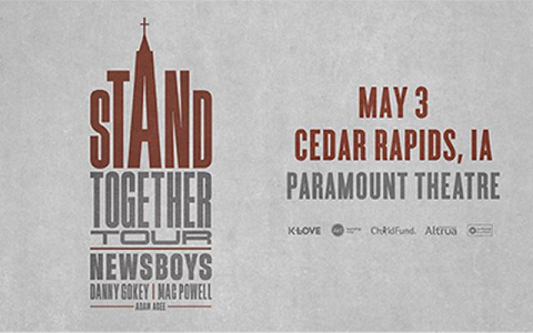 <p>Now is the time to Stand Together, united by a night of music! Join us for The Stand Together Tour with Newsboys, Danny Gokey, Mac Powell and Adam Agee to worship with a shared purpose.</p>