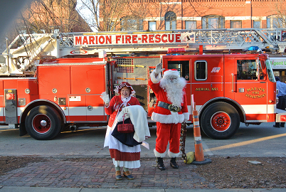 Marion’s Home For the Holidays - Tree Lighting/Santa Wave